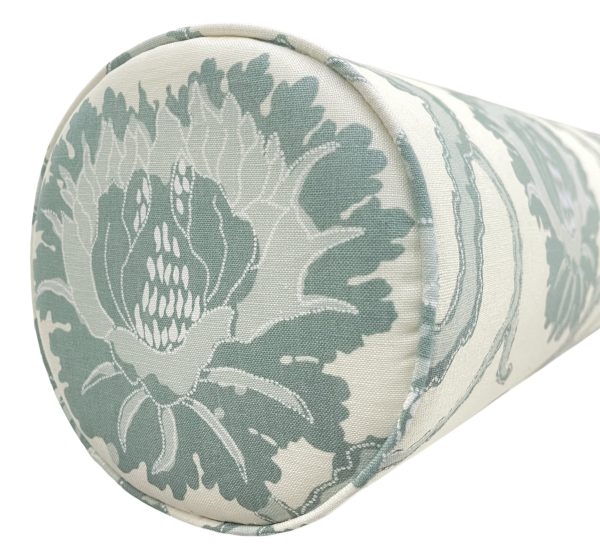 THE BOLSTER :: BLOOMING VINES    CERULEAN BLUE Online now - Image 2