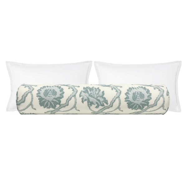 THE BOLSTER :: BLOOMING VINES    CERULEAN BLUE Online now