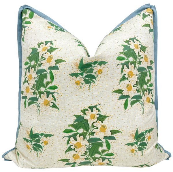 OCS X LDC | LULIE WALLACE : OLIVIA + CLASSIC LINEN    HYDRANGEA BLUE Hot on Sale