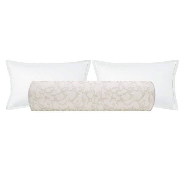 THE BOLSTER :: PASTICHE LINEN    ALABASTER Cheap