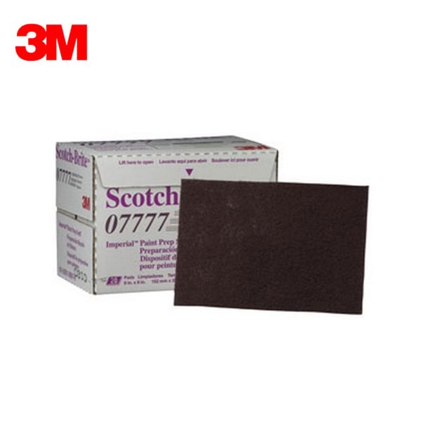 3M - 07777 - Scotch-Brite Paint Prep Scuff Hand Pad Maroon - 20 Pads Per Box Hot on Sale - Image 2