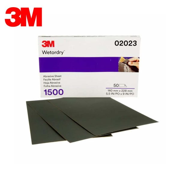 3M - Wetordry Abrasive Sheet 401Q - 50 Sheet Per Box Hot on Sale - Image 2