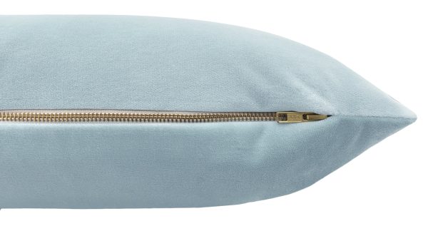 THE XL LUMBAR :: SOCIETY VELVET    SOFT BLUE Hot on Sale - Image 2