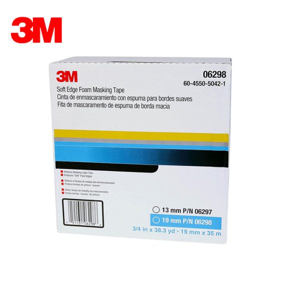 3M - 06298 - Soft Edge Foam Masking Tape - 19 mm x 25 m Online now - Image 3