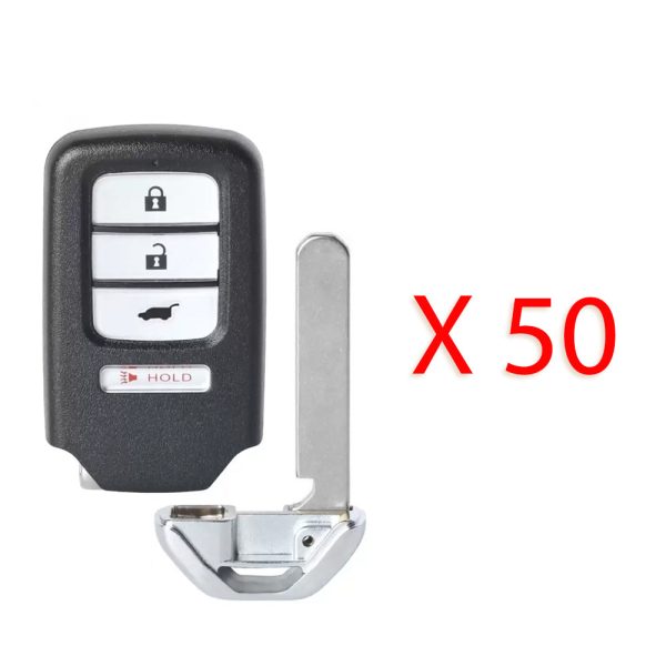 2016 - 2021 Honda HR-V Fit Smart Key Shell 4B Fits for FCC# KR5V1X (50 Pack) Online now