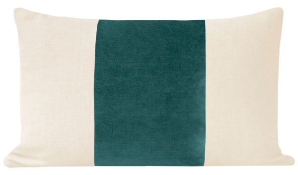 FINAL SALE : PANEL :: 12  X 18  SOCIETY VELVET    PEACOCK PILLOW COVER Cheap