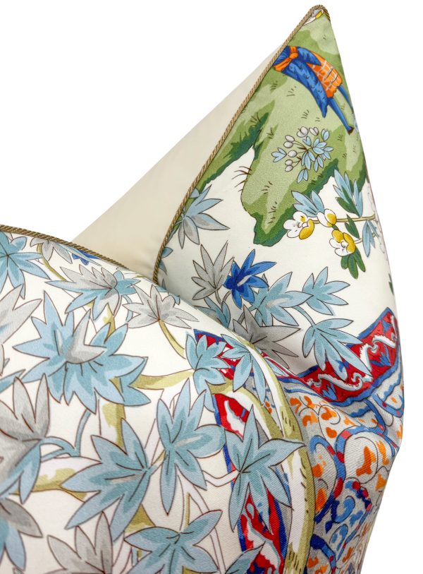 LODI GARDEN PRINT    IVORY WITH BRASS CORDING | BRUNSCHWIG & FILS For Discount - Image 3