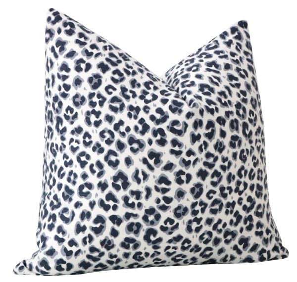 COUGAR LINEN PRINT    NAVY BLUE Supply - Image 2
