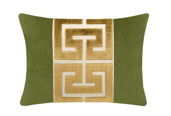 THE MINI :: SOCIETY VELVET    OLIVE + GREEK TRIM Sale