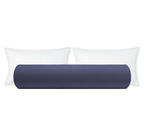 THE BOLSTER :: CLASSIC LINEN    NAVY BLUE Cheap