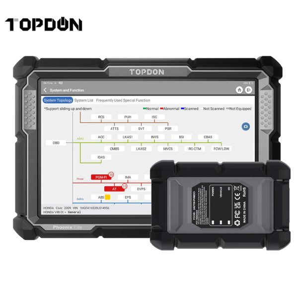 TOPDON Phoenix Elite - Professional Diagnostic Scanner - Refurbished For Discount - Image 2