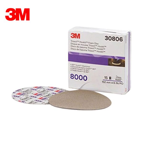 3M - Trizact Hookit Foam Disc 8000 Grit - 15 Discs Per Carton For Cheap - Image 2