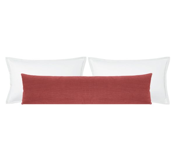 THE XL LUMBAR :: STRIE VELVET    ANTIQUE ROSE Cheap
