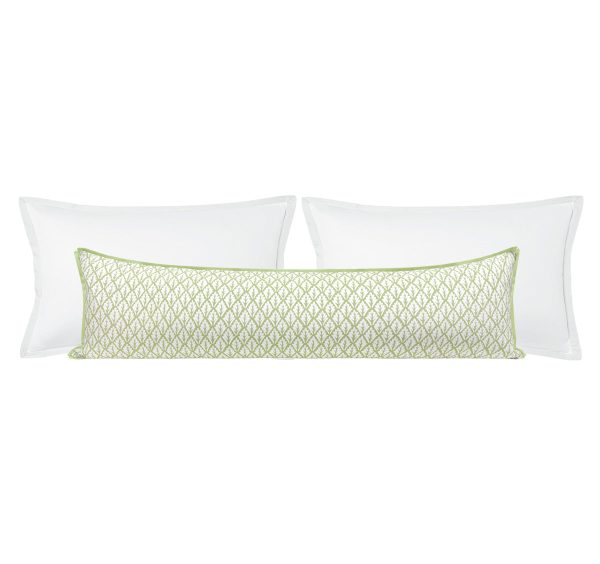THE XL LUMBAR :: VERBENA PRINT    CELADON | LDC Supply