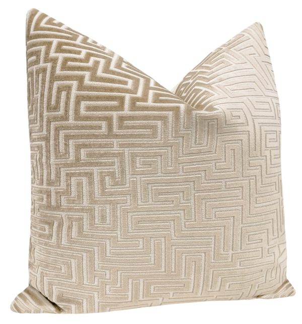 LABYRINTH CUT VELVET    CHAMPAGNE Supply - Image 2
