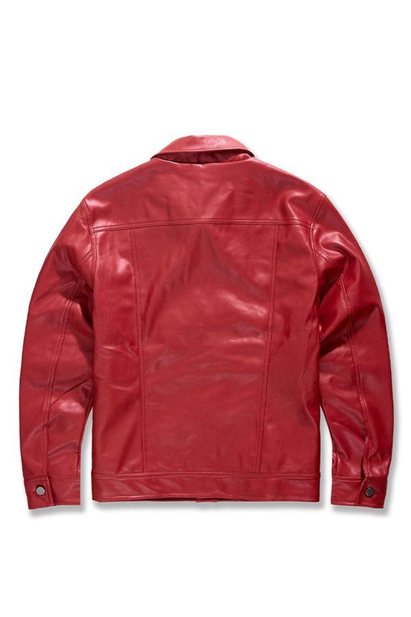 Thriller Trucker Jacket (Red) For Sale - Image 4