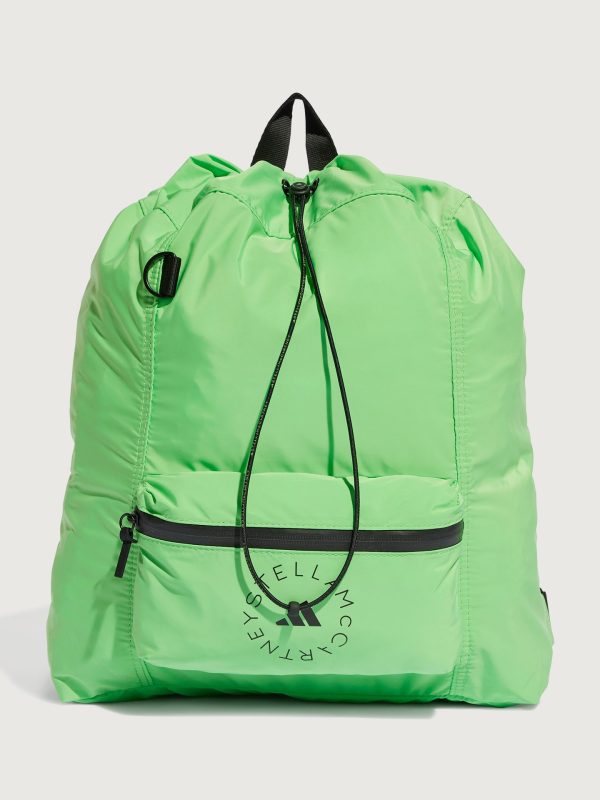 adidas by Stella McCartney Gymsack - SEMI FLASH GREEN BLACK BLACK Supply